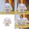 Adorable Rabbit Soft Plush Animal With Shell Ribbon For Childrens Idea Gift
