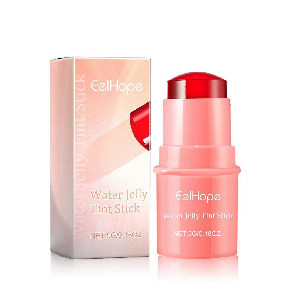 Fruit Jelly Coral Blush Lip Gloss Stick Jelly Texture Easy To Apply Moisturizing Blush Lip Gloss Stick 1