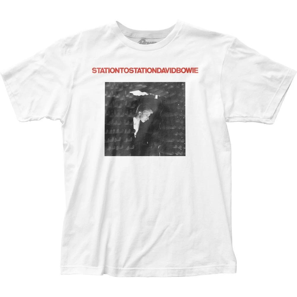 David Bowie Station to Station Mens T T-Shirt Music Classic Rock Band Tee White M