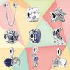 Winter Series S925 Sterling Silver Astronaut Charm Suitable For Diy Ladies Bracelet Necklace Original Fashion Accessories