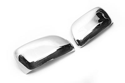 Kryty na zrkadlá 2008-2012 (2 ks, nerez) Carmos - Turecká oceľ pre Toyota Land Cruiser 200