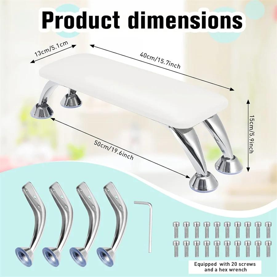 High Quality Professional Large Nail Armrest Arm Pillow PU Leather Microfiber Leather Nail Lamp Nail Pillow