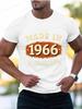 Made In 1966 All Original Parts Print Vintage Tshirts For Unisex Wounisex Summer Fashion Tees Short Sleeve Tshirt T Shirts Clothing
