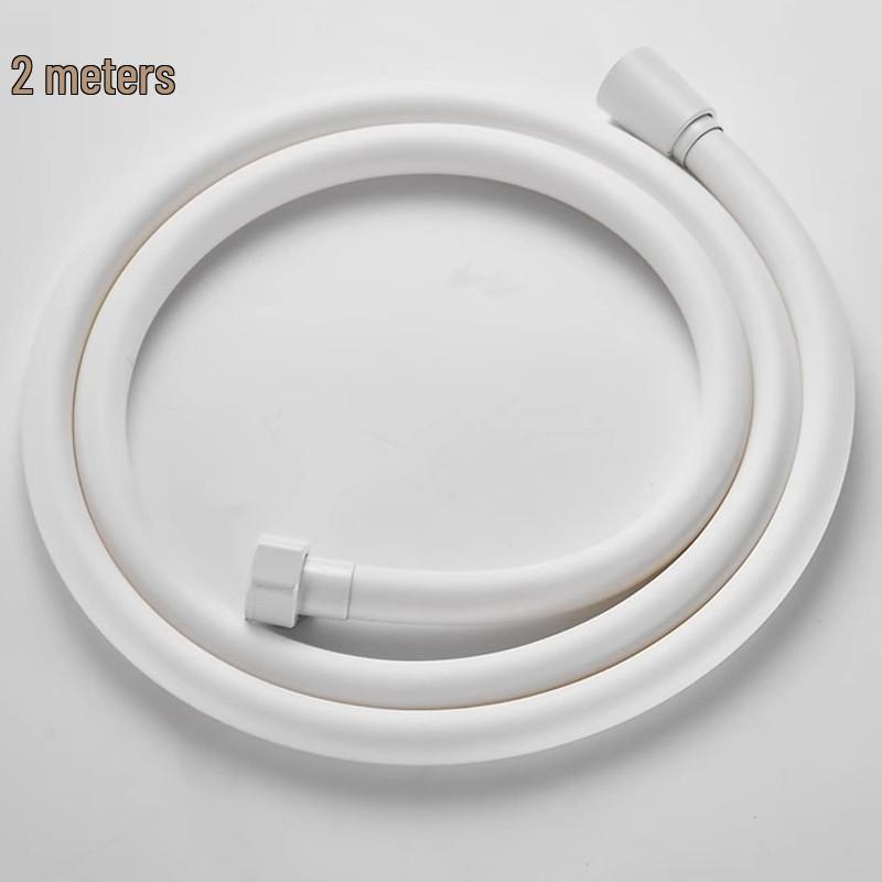 1.5m High-Temp Resistant PVC Shower Hose - Explosion Proof, Universal Fit