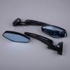 1 Pair Rear View Mirror Black Motorcycle Fit for Suzuki GSX-R600 GSX-R750 GSX-R1000 Hayab TL1000 R/S SV650S SV1000S