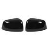 Door Rear View Mirror Cover Sticker Glossy Black Wing Mirror Housing Protector Replacement for Jeep