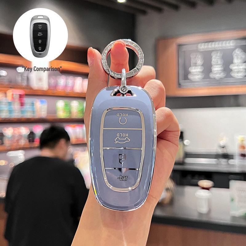 Beijing Hyundai Elantra Key Cover for Yuedong Shengda Mingtu Yixing iX35 - Car Protective Shell Bag