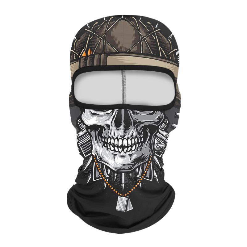 Atmungsaktive Sommer-Gesichtsmaske: Sonnencreme Sturmhaube für Radfahren, Klettern, Motorradfahren und Outdoor-Sportarten