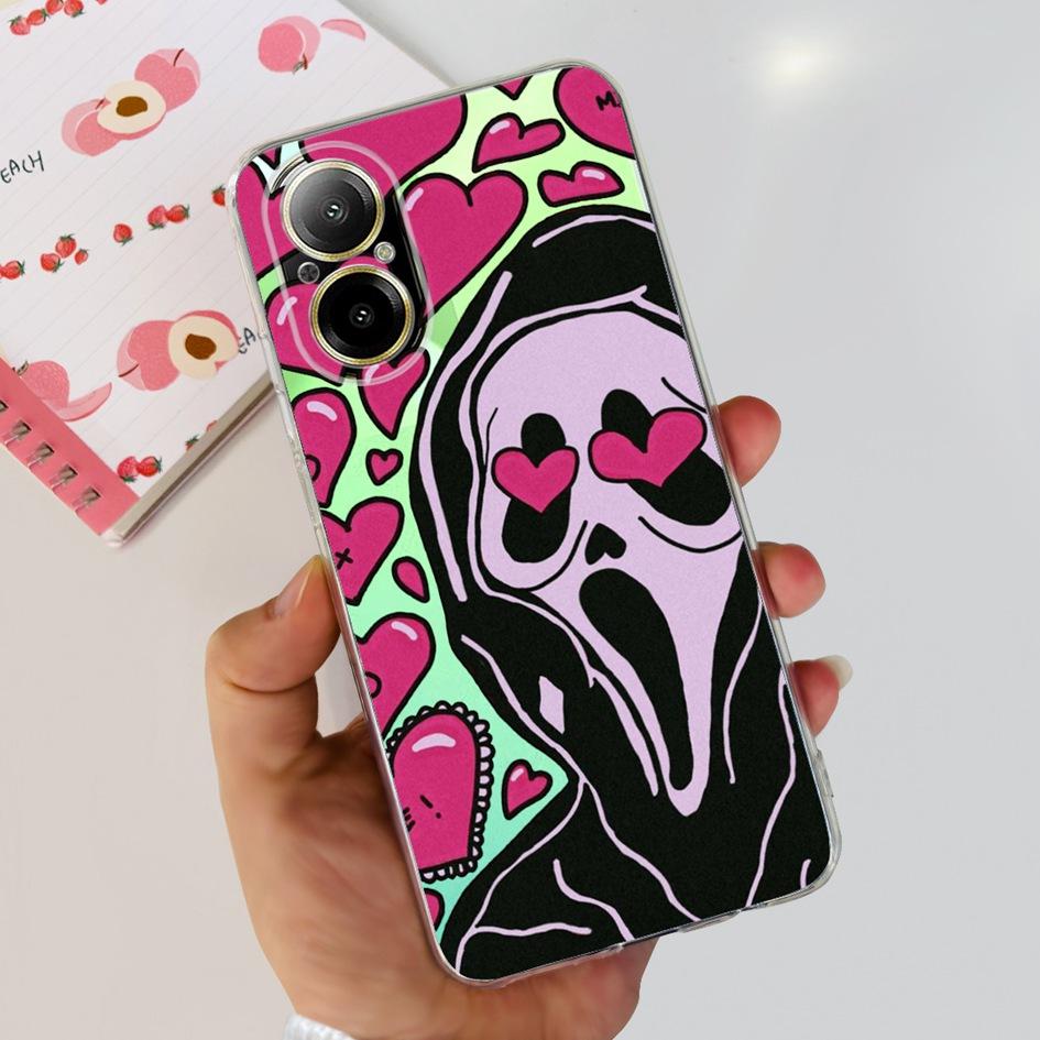For OPPO Realme C67 4G Case Cute Cartoon Clear Soft Silicone Back Cover For Realme C67 4G RMX3890 C 67 RealmeC67 Shockproof Case