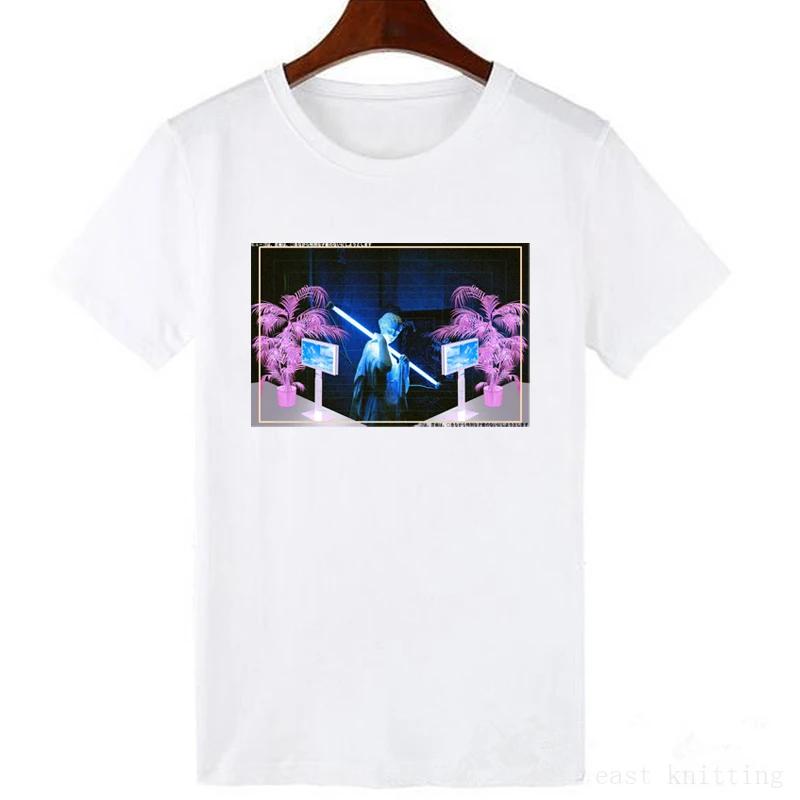 Neuestes Mode David Michelangelo Bedrucktes Grafik-T-Shirt Statue Kaugummi kauend Mode-Print Lustiges Harajuku-T-Shirt