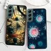 Microscope Virus Close Up Phone Case For Samsung A15 A25 A35 A55 Galaxy A12 A22 A32 A52 A72 A54 A34 A24 A14 A53 A33 A23 A13 A73