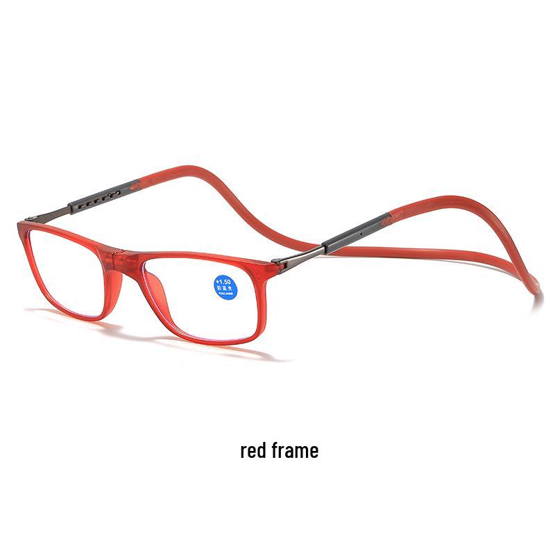 Magnetic Soft Tape Hanging Neck Reading Glasses for Men & Women - Portable & Secure