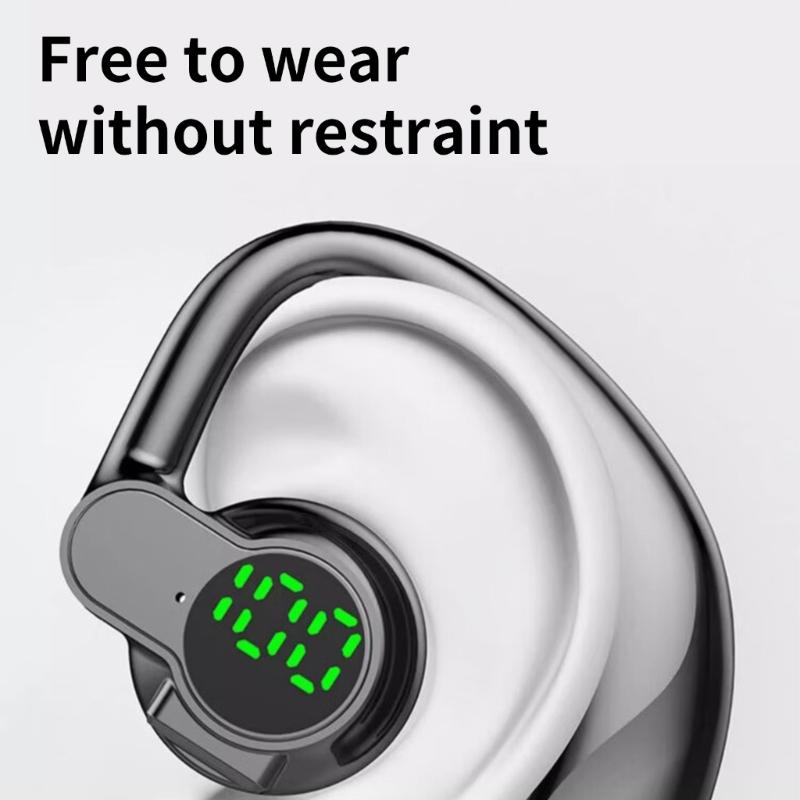 Wireless Earbuds Earphone With Ear Hooks Long Battery Life Noise Cancelling Digital Display-compatible Widely Used For P