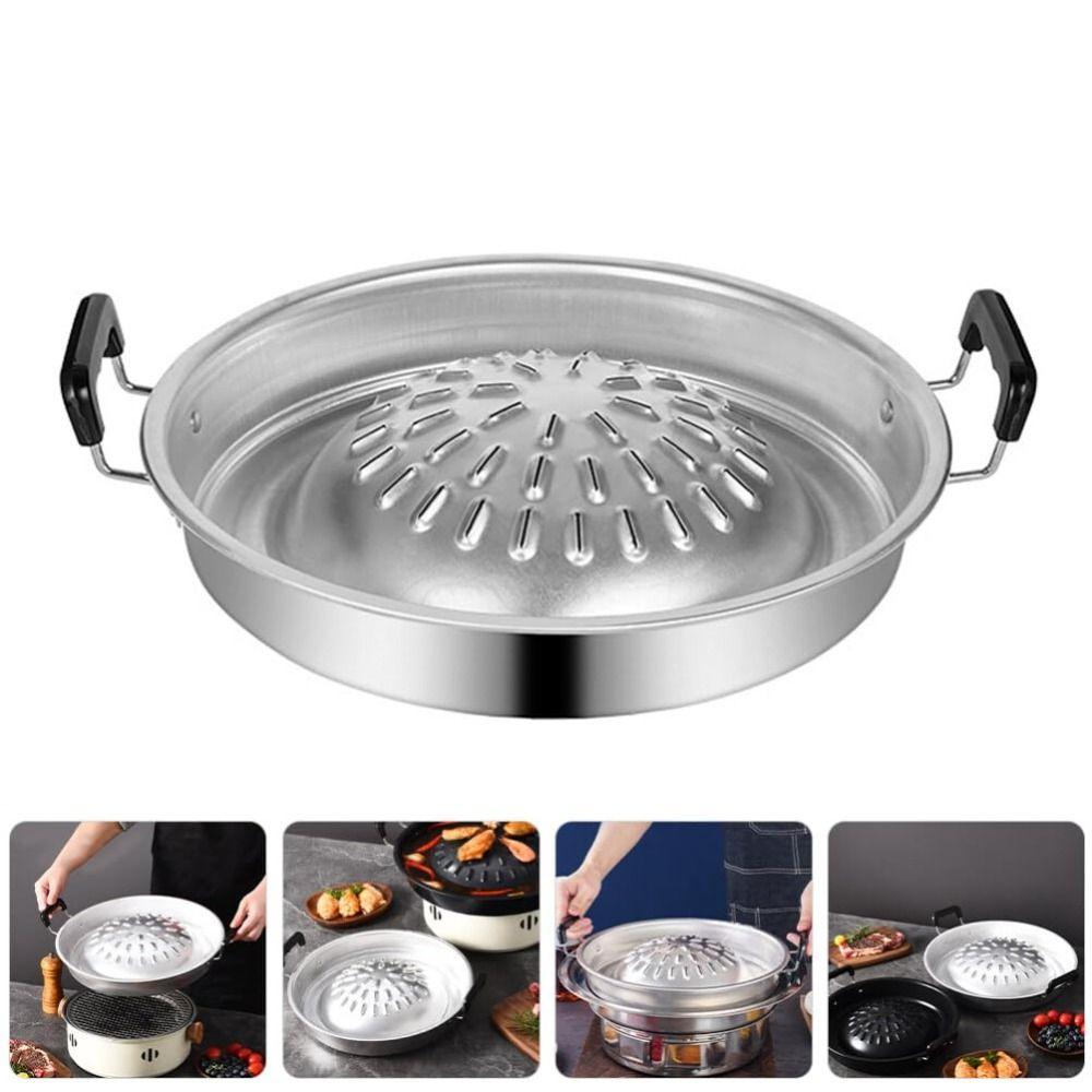 Circular Shape Laotian Hot Pot Portable Carbon Grill High Quality Thai Style Hot Pot  Business