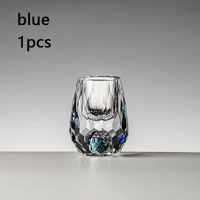 50ml Diamond Cutting Crystal Liquor15/50ml Glasses Vodka SGlass Wine Glasses Whiskey Glass Spirits Sake Soju Brandy Tea Cup