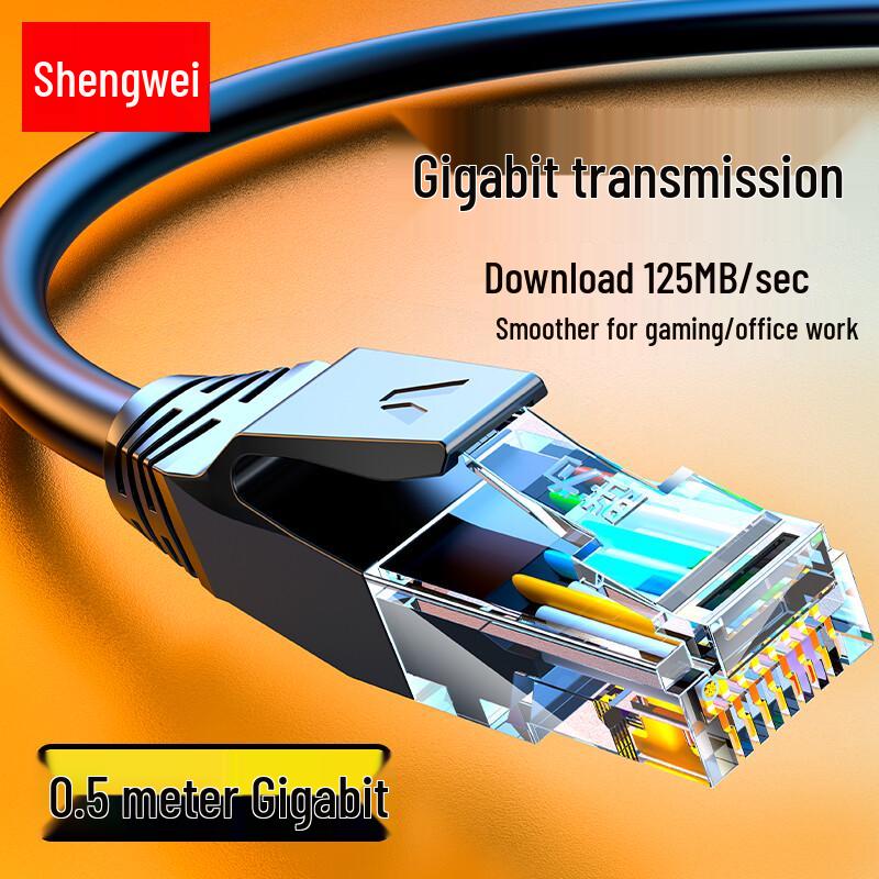 Shengwei High-Speed CAT6/6A/7/8 Ethernet Network Cable