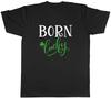 Born Lucky Clover Mens Unisex T-Shirt Tee