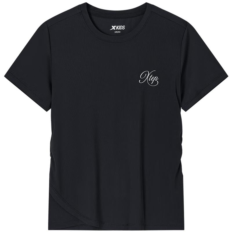 Женский укороченный вязаный топ с коротким рукавом XTEP для охлаждения 165