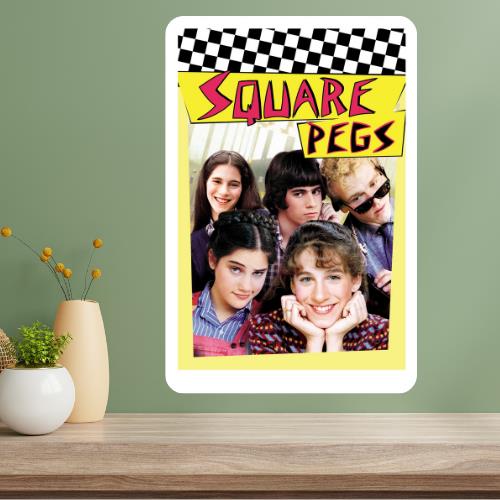 

Square Pegs Classic TV Show Metal Poster Sign 20x30cm（7.8x11.8inch）