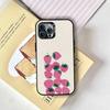 Korean Sweet Strawberry Phone Case For iPhone 17,16,15,14,13,12,11 Plus,Pro Max,XS,Colorful Silver Phone Case Funda Cover