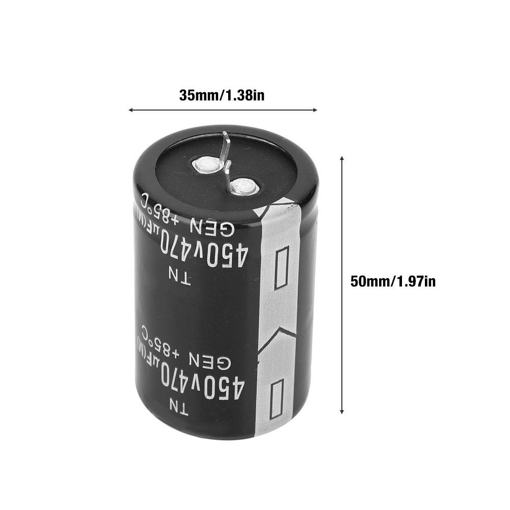 4 Pcs 450V 470microfarad Aluminium Electrolytic Capacitor for Inverter Welding Machine 35x50mm