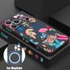 Cartoon Vacation Painting Case For iPhone 17 Pro Max Magnetic For Magsafe Silicone Cover For iPhone 16 Pro Max Funda iPhone 15 14 13 12 11 16E Air