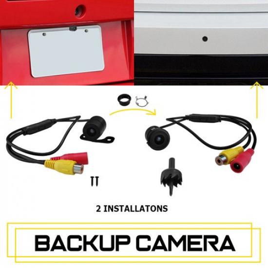 170° CMOS Backup Reverse Camera Rear View Night Vision Parking HD Waterproof EK