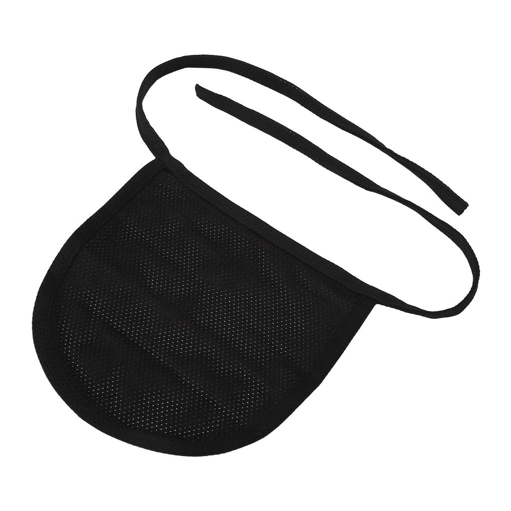 Single Layer Tracheostomy Guard Neck Stoma Cover Pure Cotton Full Throat Trachea Protector Black