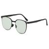 BY8105 Foldable Metal Square Frame Sunglasses for Women Retro Korean Style with European and American Driving Trend