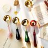 Retro Solid Wood Sealing Wax Burner Sealing Wax Melting Pot Wax Seal Holder Spoon Wax Heater Furnace Stove DIY Craft Supplies