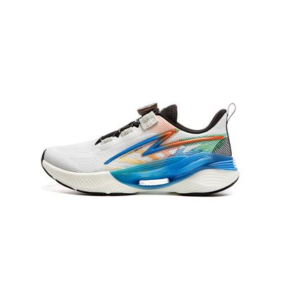 Li Ning Kids Logo Letter Color Block Quick Easy On Off Rebound Support Stability Low Top Kids Running Shoes Kids Running Shoes YKFU060-1
