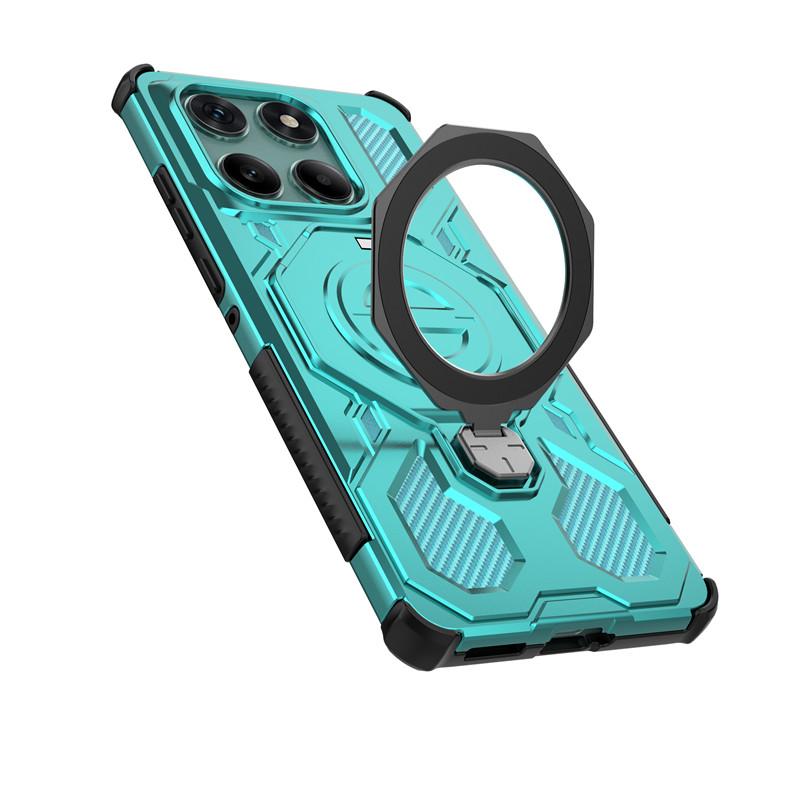 Für Motorola Edge 60 Fusion Hülle Moto Edge 60 Hülle Halter Magnetische Kabellose Lade Schutz Handyhülle Edge 60 Fusion Funda