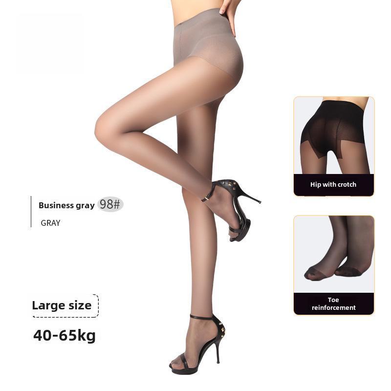 Red Pepper Women's Wear-Resistant Velvet Stockings - Sexy Black Silk Pantyhose, Beautiful Legs, Anti-Snagging and Durable.