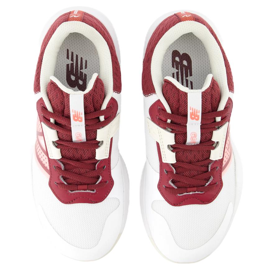 New Balance  696v6 Monarch Burgundy Women Sneakers White WCH696M6