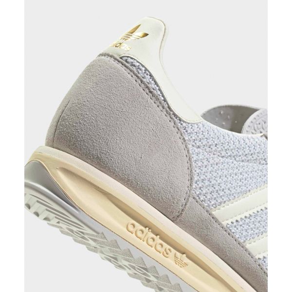 adidas Originals Sl 72 Rs Leather Versatile Comfortable Durable Low-Top Lifestyle Casual Shoes Unisex Casual Shoes Gray JR8773