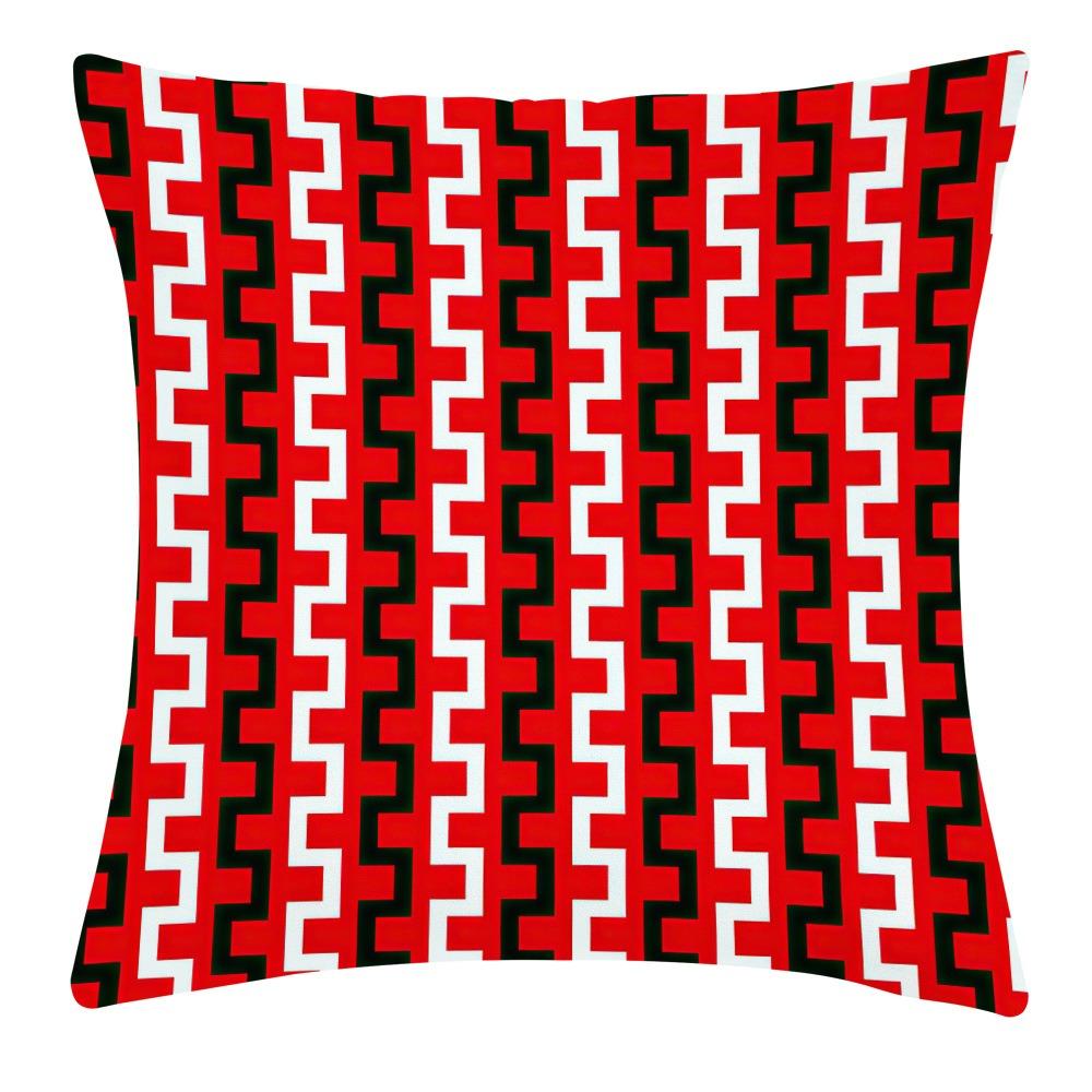 Colorful Geometric Pattern Pillowcase Dormitory Decoration Office Living Room Sofa Home Pillowcase