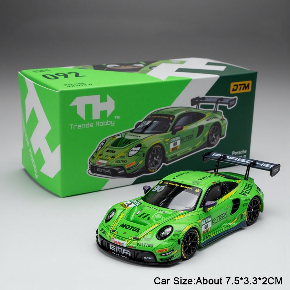 1:64 Toyota Land Cruiser 250 Porsche 911 GT3R Models Alloy Diecast Toys Car Hood Can Opened Metal Body Miniature Cars Kids Gifts
