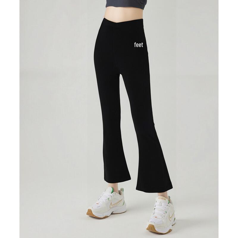 Girl s High-Elastic Flared Yoga Pants 120