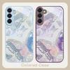 Lucky Butterfly Painting For Samsung S26 S22 S8 S9 S10 S20 Ultra S21 Pro S22 Plus S23 FE S24Ultra S25 Edge S24+ Glass Phone Case