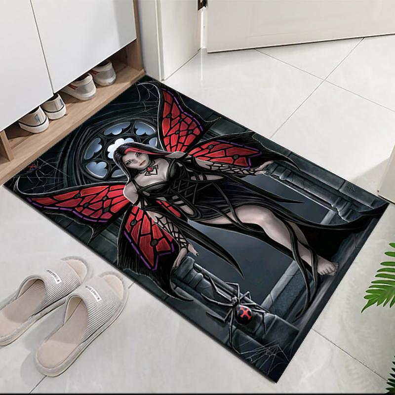 Dark Printed Carpetrugfor Office Chair Living Room Bedroom Kitchen Room Decor Gifts