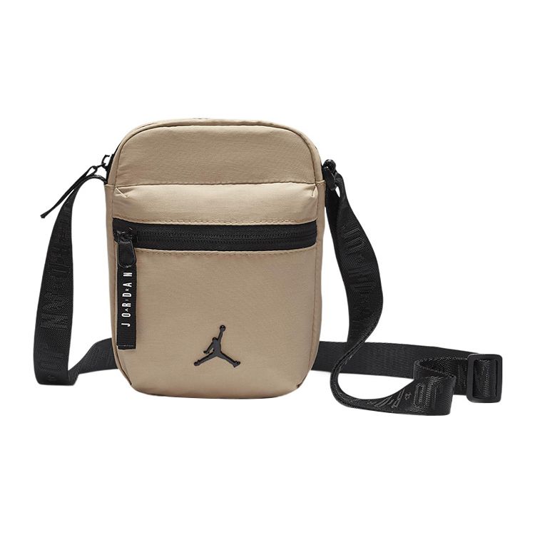 Jordan Logo Polyester Shoulder Crossbody Bag Unisex bags Camel DV5363-283 Camel
