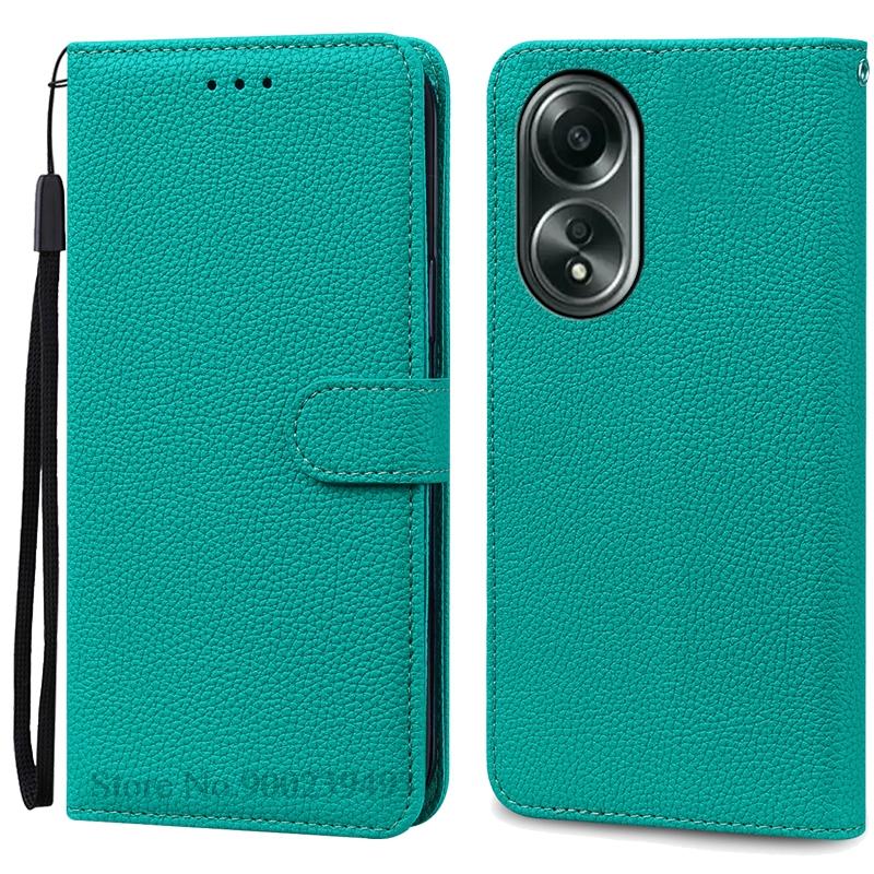 A58 A 58 Case For OPPO A58 Case Silicone Wallet Flip Leather Case For OPPO A58 4G Case Book Cover For OPPO A58 5G Phone Fundas
