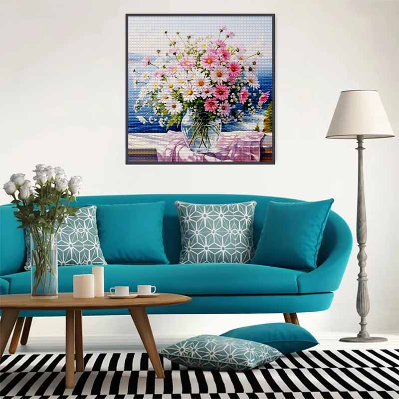 New Arrival 5D DIY Full Circle Diamond Painting "Bouquet" Embroidery Cross Stitch Home Decor Gift