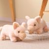 2026 New Pink Piggy Plush Toys Stuffed Cozy Lifelike Wild Boar Doll Cuddly Amusing Desktop Animal Children Birthday Gift