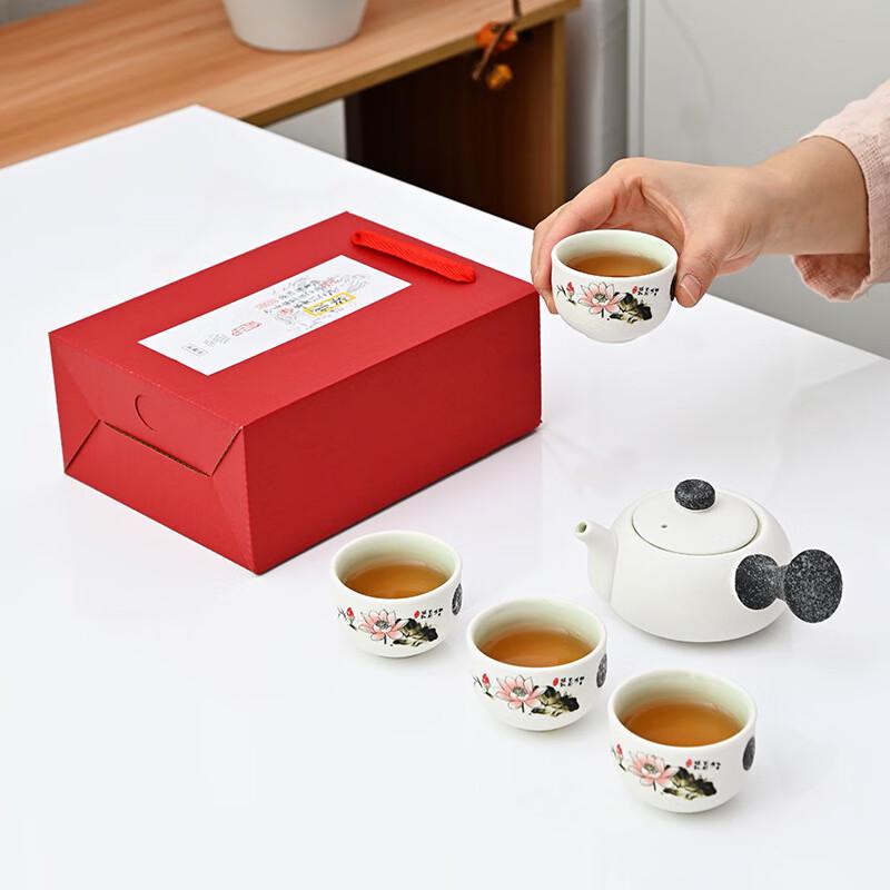 Changbaosen Snowflake Glaze Kung Fu Ceramic Tea Set