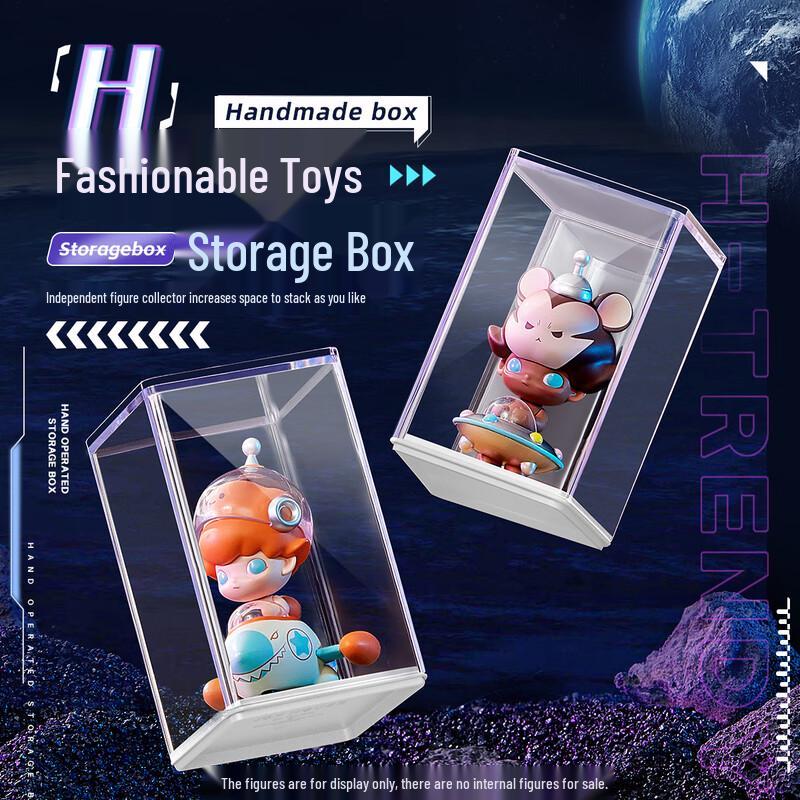 

Acrylic Blind Box & Figure Display Cases (4-Pack)