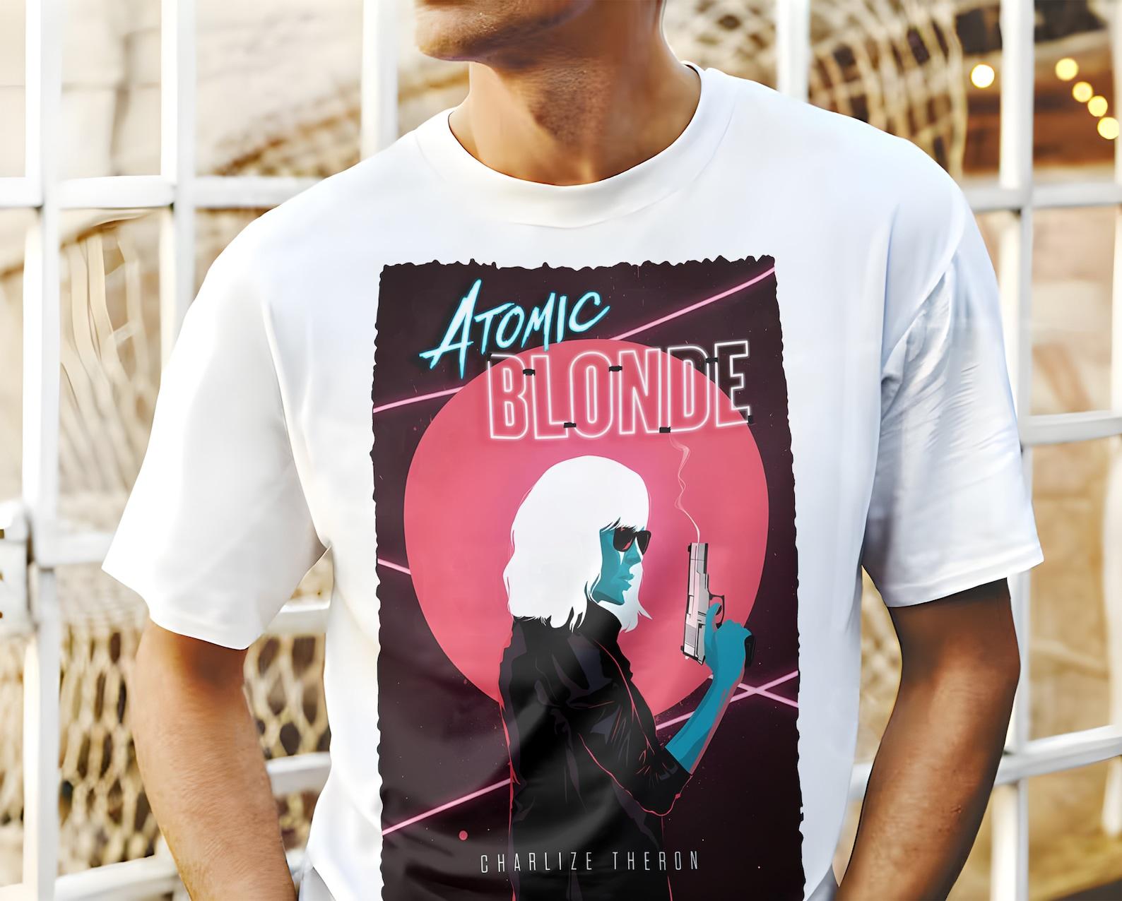 Atomic Blonde V4 Movie Poster Classic Movie Unisex T-Shirt all sizes S-5XL S