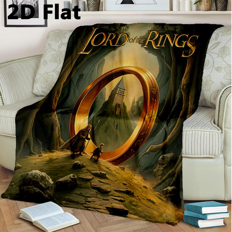 1PC The Lord of the Rings blanket, all-season lightweight home office outdoor nap multifunctional blanket, Christmas gifts