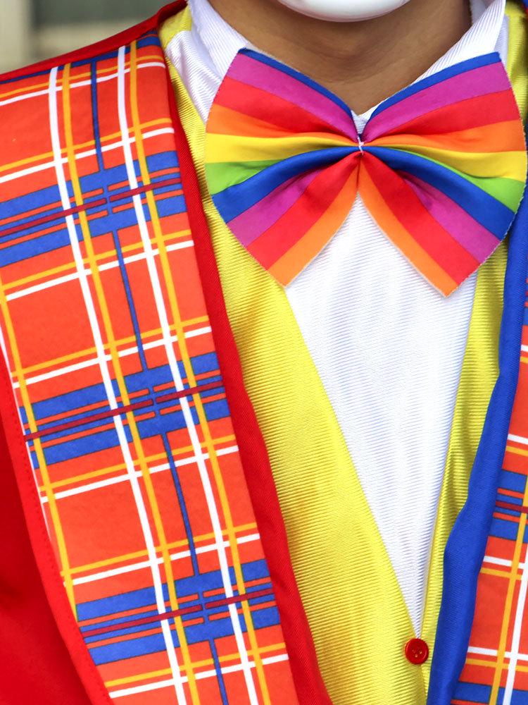 Adult Clown Cosplay Costume for Parties and Masquerades – Includes Clothes and Accessories