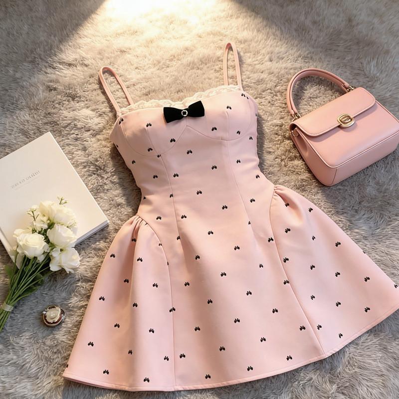 Miu Miu Pink Satin Dress With Backless Design For Summer 2026 Style